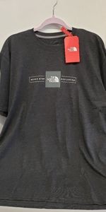 North Face gray T-shirt